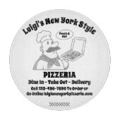 Pizzeria Pizza im Detail Pizza Koch Schneidebrett (Vorderseite)