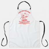 Pizzeria Pizza im Detail Pizza Koch Schürze (Vorderseite)