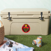 Pizzeria Promo mit Holzfaser individuell gestalten Aufkleber (Kühler)