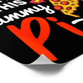 Pizzeria pun mathematica pi pari poster (Ecke)