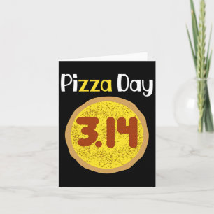 Pizzeria Pun Shirt 3.14 Pizza Pi Karte