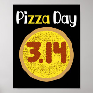 Pizzeria Pun Shirt 3.14 Pizza Pi Poster