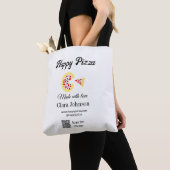 Pizzeria Restaurant Café Pizzeria QR-Code scannen Tasche (Von Nahem)