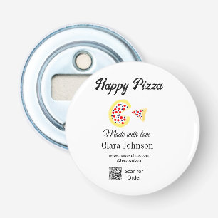 Pizzeria Restaurant Café Pizzeria Scan QR-Code bes Flaschenöffner