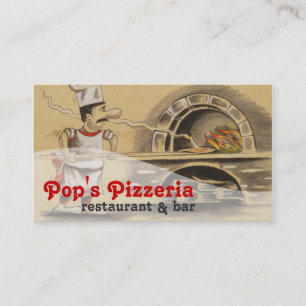 Pizzeria Restaurant Gaststätte Catering Visitenkarte