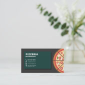 Pizzeria Restaurant Loyalität Visitenkarte (Stehend Vorderseite)