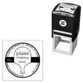 Pizzeria Self Inking Rubber Briefmarke Permastempel (Beispiel)