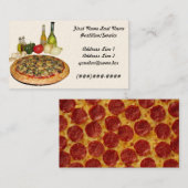 Pizzeria Visitenkarte (Vorne/Hinten)