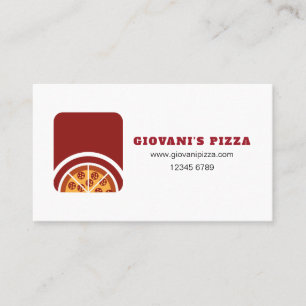Pizzeria Visitenkarte
