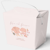 Pj and prosecco bridal shower geschenkschachtel (Rückseite)