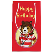 Pj-Collie Kleine Geschenktüte (Vorderseite)