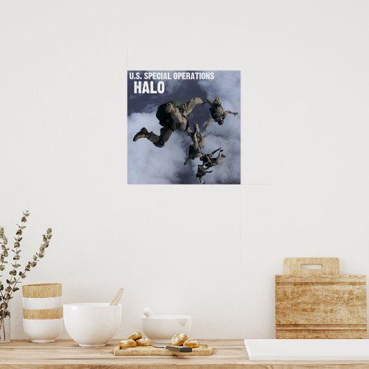 PJ_HALO_drop Poster (Küche)
