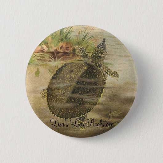 Pj-Smith - Weich-Geschälte Fluss-Schildkröte Button (Vorderseite)