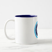 PJK 11oz Mug / dolphin logo / blue inside Zweifarbige Tasse (Links)