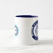 PJK 11oz Tasse / Blau mit Delphin (Mittel)