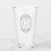 PJK 16oz Glas / schwarzes Logo (Rückseite)
