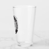 PJK 16oz Glas / schwarzes Logo (Links)