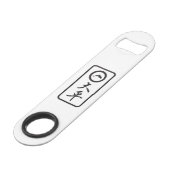 PJK Bottle Opener / kanji & dolphin Speed Flaschenöffner (Vorderseite Schrägansicht)
