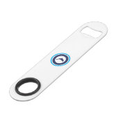 PJK Bottle Opener / kanji & dolphin Speed Flaschenöffner (Rückseite Schrägansicht)