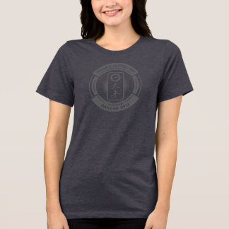 PJK Damen Grau Bella+Canvas / Logo & Kanji / Tri-Blend Shirt