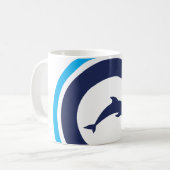 PJK Mug 11oz / dolphin logo cropped Kaffeetasse (Vorderseite Links)