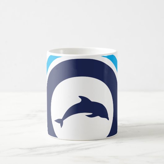 PJK Mug 11oz / dolphin logo cropped Kaffeetasse (Mittel)