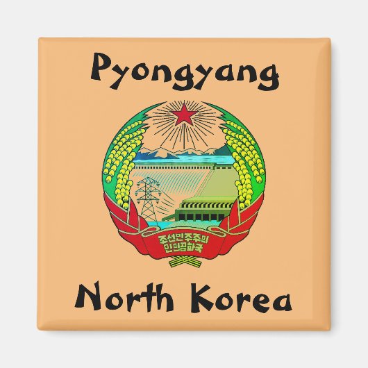 Pjöngjang, Nordkorea (DVRK), Einsiedlerreich Magnet (Vorne)