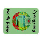Pjöngjang, Nordkorea (DVRK), Einsiedlerreich Magnet (Horizontal)