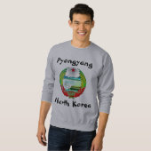 Pjöngjang, Nordkorea (DVRK), Einsiedlerreich Sweatshirt (Vorne ganz)