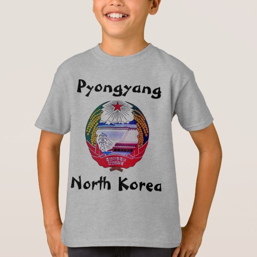Pjöngjang, Nordkorea (DVRK), Einsiedlerreich T-Shirt (Vorderseite)