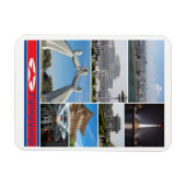 Pjöngjang - Nordkorea - Magnet (Horizontal)