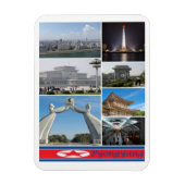 Pjöngjang - Nordkorea - Magnet (Vertikal)