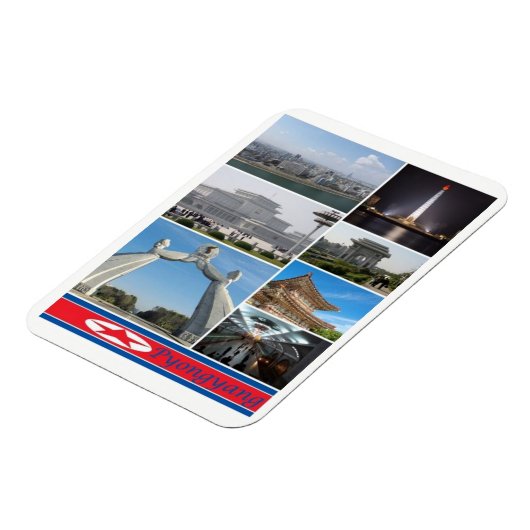 Pjöngjang - Nordkorea - Magnet (Linke Seite)