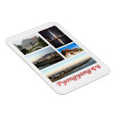 Pjöngjang - Nordkorea - Mosaik - Magnet (Rechte Seite)