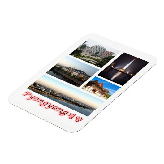 Pjöngjang - Nordkorea - Mosaik - Magnet (Linke Seite)