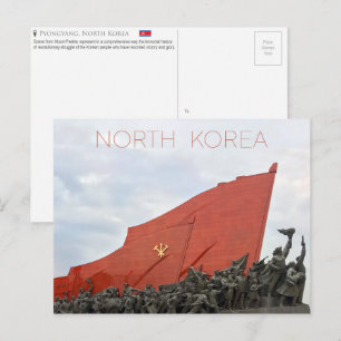 Pjöngjang, Nordkorea Postkarte