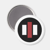PJP-Logo - Pierce Jackson Productions Merchandise Magnet (Vorderseite/Rückseite)