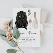 PJ's and Prosecco Pajama Party Brautparty Einladung