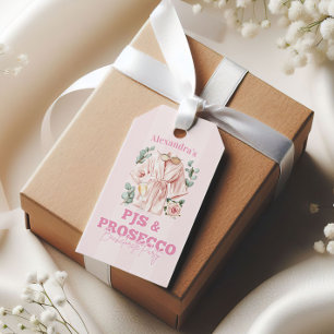 Pjs und Prosecco Bachelorette Geschenkanhänger