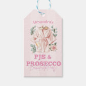 Pjs und Prosecco Bachelorette Geschenkanhänger (Vorderseite)
