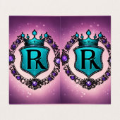 PK-Buch Visitenkarten (Außenseite Aufgefaltet)