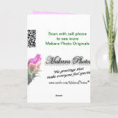 Pk Cactus Bloom-Anpassen für jeden Anlass Karte (Rückseite)