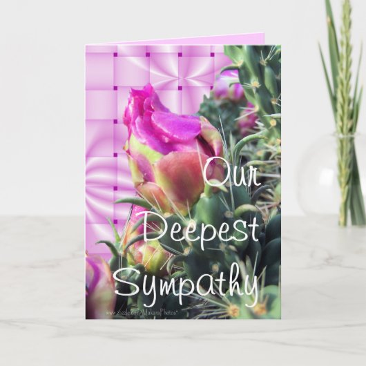 Pk Cactus Bloom-Anpassen für jeden Anlass Karte (Vorderseite)