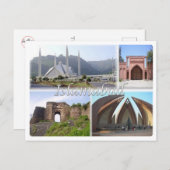 PK Pakistan - Islamabad Postkarte (Vorne/Hinten)