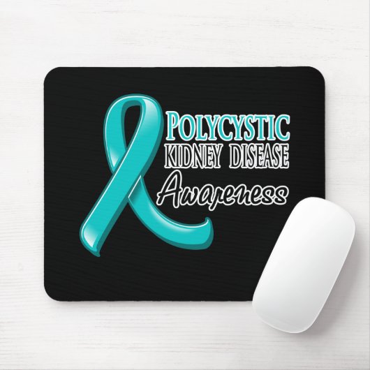 PKD Awareness Ribbon Mousepad (Mit Mouse)