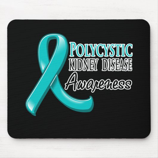 PKD Awareness Ribbon Mousepad (Vorne)