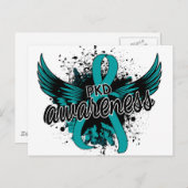 PKD-Bewusstsein 16 Postkarte (Vorne/Hinten)