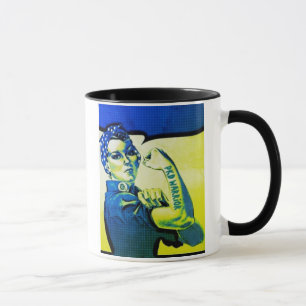PKD KRIEGERS-FRAU - Bewusstseins-Retro Tasse