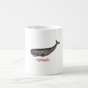 PKM Tassen-grauer Wal Kaffeetasse
