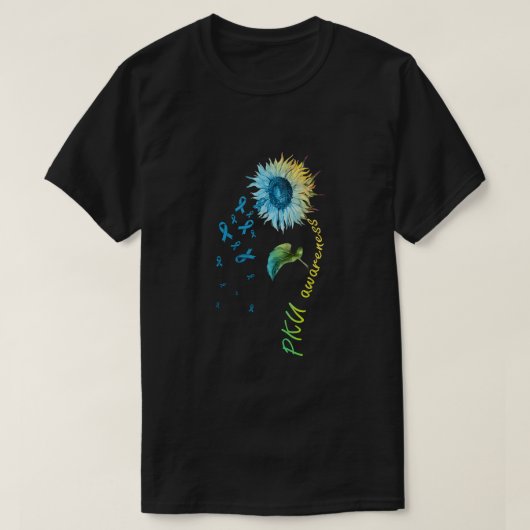 PKU Awareness Sunflower T-Shirt (Design vorne)